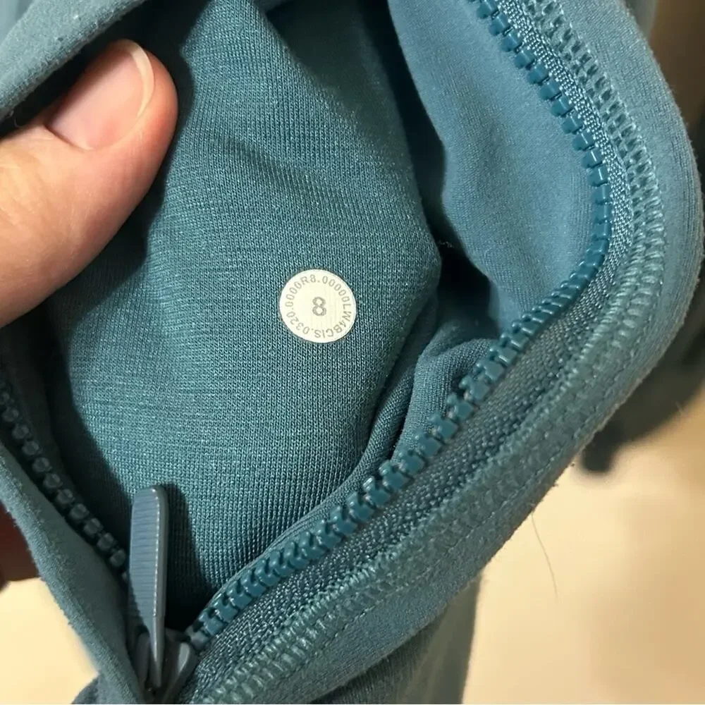 Lululemon Hooded Define Jacket Nulu Desert Teal - Size 8